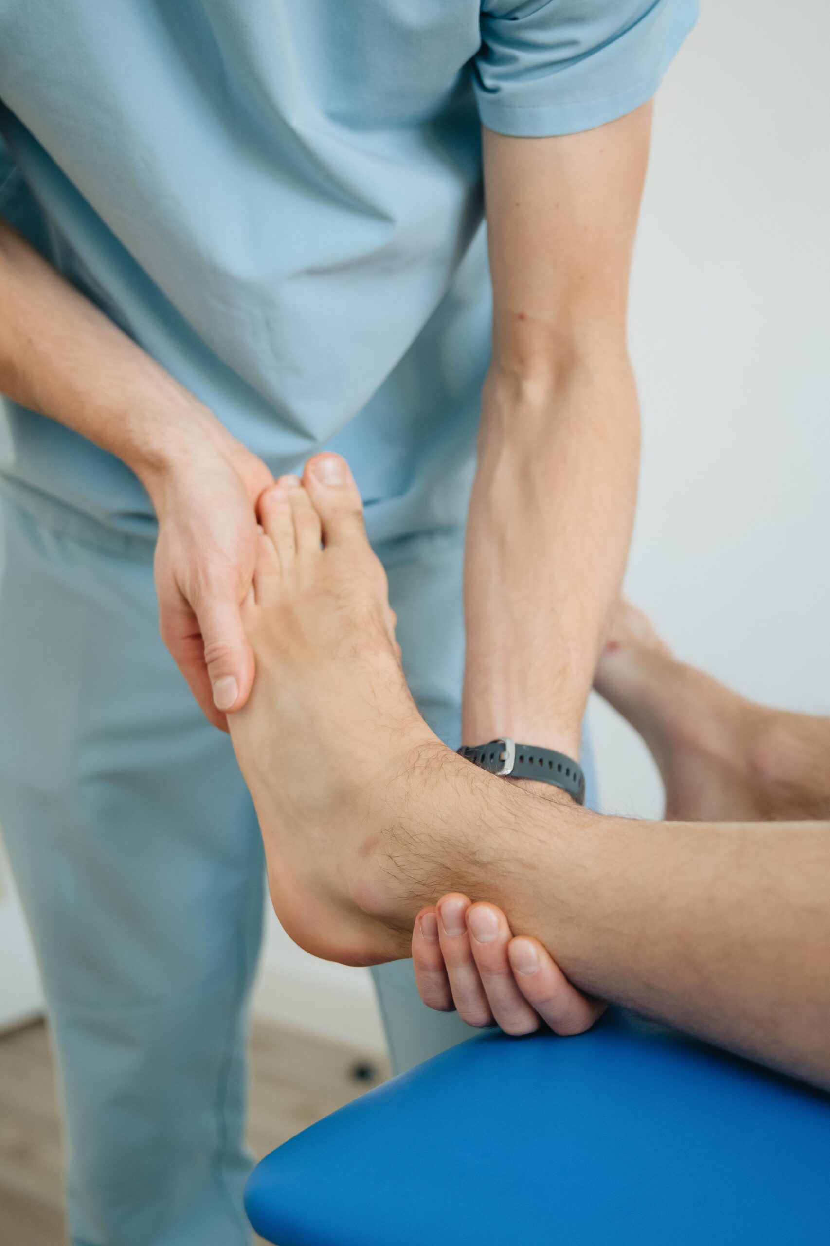 Foot and ankle assessment before custom orthotic prescription